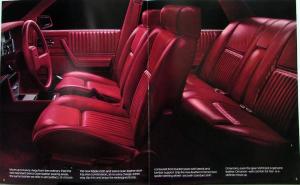 1985 Cadillac Cimarron Features Options Specifications Sales Brochure Original