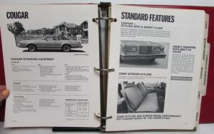 1977 Mercury Product Facts Book Marquis Cougar Monarch Comet Bobcat Capri
