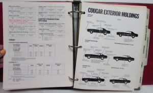 1977 Mercury Product Facts Book Marquis Cougar Monarch Comet Bobcat Capri