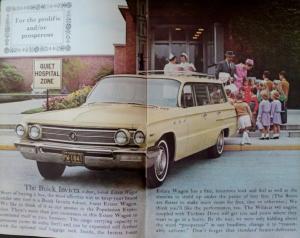 1962 Buick Station Wagon Invicta Special Estate Deluxe Oversized Sales Brochure