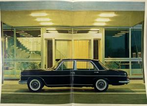 1966 Mercedes-Benz 300 SEL Data Sheet Brochure - French Text