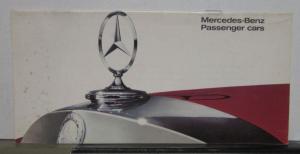 1967 Mercedes-Benz Passenger Cars Sales Brochure - 200 230 250 300 600