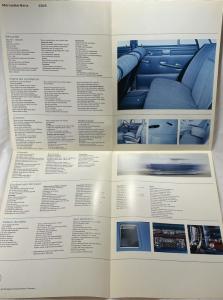 1967 Mercedes-Benz Model 230S Sales Folder Brochure - French Text