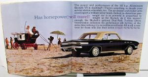 1962 Buick Skylark Oversized ORIGINAL Sales Brochure White Cover