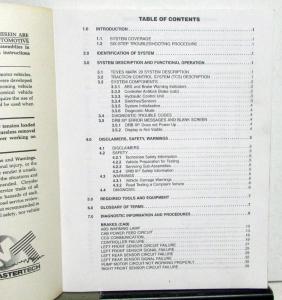 1999 Chrysler Town & Country Dodge Caravan Plymouth Voyager Service Shop Manual