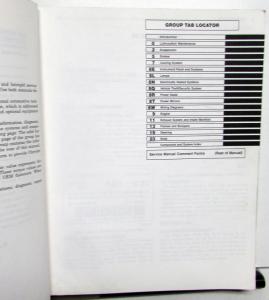 1999 Chrysler Concorde Dodge Intrepid LHS 300M Service Shop Repair Manual Set