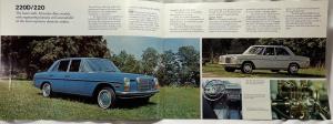 1970 Mercedes-Benz Motor Cars Sales Brochure - 220 220D 250 250 Coupe