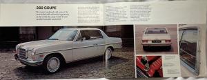 1970 Mercedes-Benz Motor Cars Sales Brochure - 220 220D 250 250 Coupe