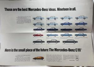 1970 Mercedes-Benz The Best Ideas and Small Piece of Future Sales Poster