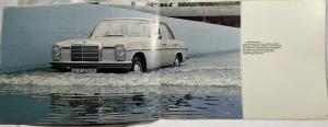1970-1971 Mercedes-Benz 230 250 Sales Brochure - French Text