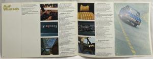 1971 Mercedes-Benz 230 250 Sales Brochure - German Text