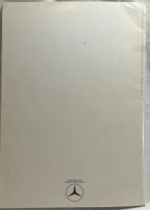 1971 Mercedes-Benz Full Line Prestige Sales Brochure includes 350 SL - French