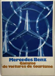 1971 Mercedes-Benz Full Line Prestige Sales Brochure with 280 SL - French Text