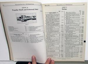 1935 Plymouth Dealer Parts List Book Catalog Original PJ PJX Text Illustrations