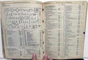 1937 Plymouth Dealer Parts List Book Catalog Original P3 P4 Text Illustrations