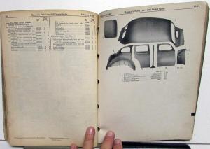 1937 Plymouth Dealer Parts List Book Catalog Original P3 P4 Text Illustrations