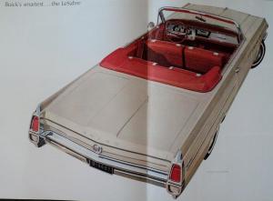 1963 Buick Electra Wildcat Invicta LeSabre Skylark Special XL Sales Brochure