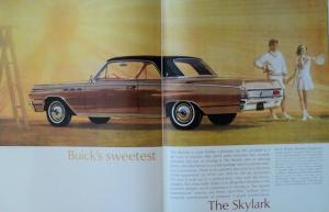 1963 Buick Electra Wildcat Invicta LeSabre Skylark Special XL Sales Brochure