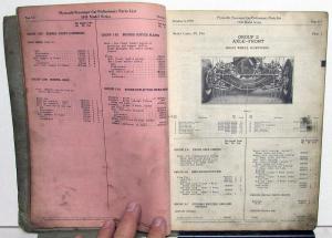 1940 Plymouth Dealer Parts List Book Catalog Original Preliminary P9 P10