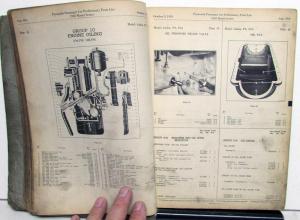 1940 Plymouth Dealer Parts List Book Catalog Original Preliminary P9 P10