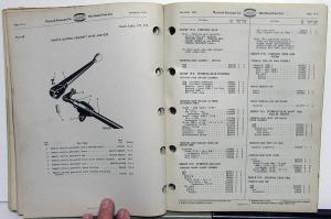 1941 Plymouth Dealer Parts List Book Catalog Original P11 P12 Car Models