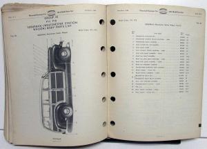 1941 Plymouth Dealer Parts List Book Catalog Original P11 P12 Car Models