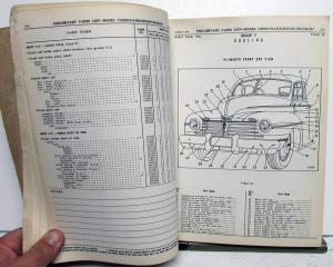 1942 Canadian Chrysler Plymouth Dodge DeSoto Dealer Parts List Book Prelim Orig