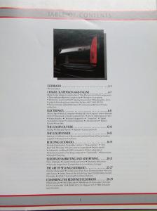 1986 Cadillac Eldorado Sales Training Guide DEALER ONLY ITEM Original