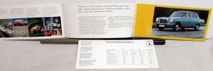 1972 Mercedes-Benz Full Line Sales Brochure Includes C111