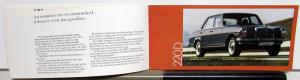 1972 Mercedes-Benz Full Line Sales Brochure Includes C111