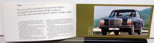 1972 Mercedes-Benz Full Line Sales Brochure Includes C111