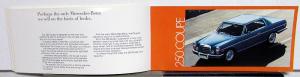 1972 Mercedes-Benz Full Line Sales Brochure Includes C111