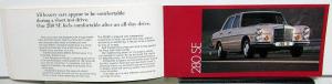 1972 Mercedes-Benz Full Line Sales Brochure Includes C111