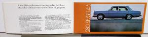1972 Mercedes-Benz Full Line Sales Brochure Includes C111