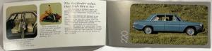 1973 Mercedes-Benz Silver Cover Showing Grille Sales Brochure - 220 450