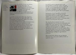 1973 Mercedes-Benz 350SL More Than a Sports Car Sales Folder Brochure - French