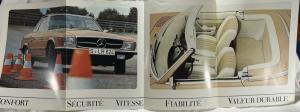 1973 Mercedes-Benz 350SL More Than a Sports Car Sales Folder Brochure - French