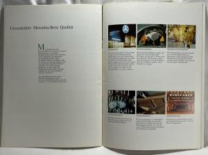 1973 Mercedes-Benz 280S and 280SE Prestige Sales Brochure - German Text