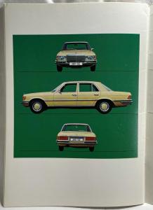 1973 Mercedes-Benz 280S and 280SE Prestige Sales Brochure - German Text