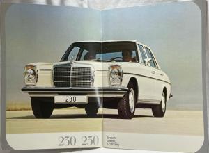 1973 Mercedes-Benz Passenger Car Programme Prestige Sales Brochure