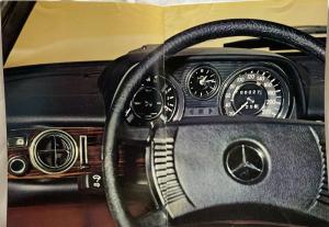 1973 Mercedes-Benz 250C 280C 280CE Prestige Sales Brochure - French Text