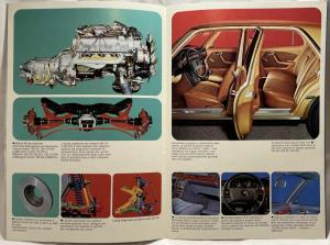 1973 Mercedes-Benz 350SE 450SE 450SEL Sales Folder Brochure - Italian Text