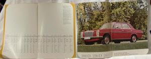 1974 Mercedes-Benz Personenwagen Programm Prestige Sales Brochure - German Text