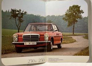 1974 Mercedes-Benz Personenwagen Programm Prestige Sales Brochure - German Text