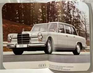 1974 Mercedes-Benz Personenwagen Programm Prestige Sales Brochure - German Text