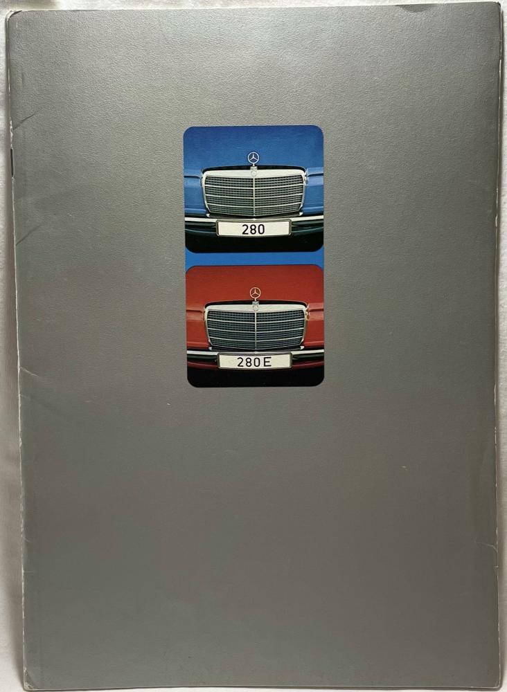 1973 Mercedes-Benz 280 280E Prestige Sales Brochure
