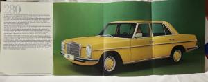 1973 Mercedes-Benz 280 280E Prestige Sales Brochure