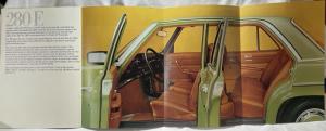 1973 Mercedes-Benz 280 280E Prestige Sales Brochure