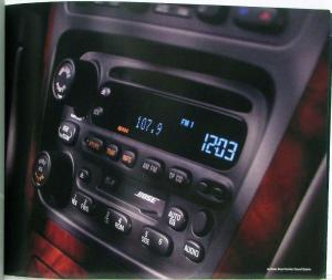 2001 Oldsmobile Aurora Prestige Sales Brochure