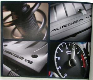 2001 Oldsmobile Aurora Prestige Sales Brochure